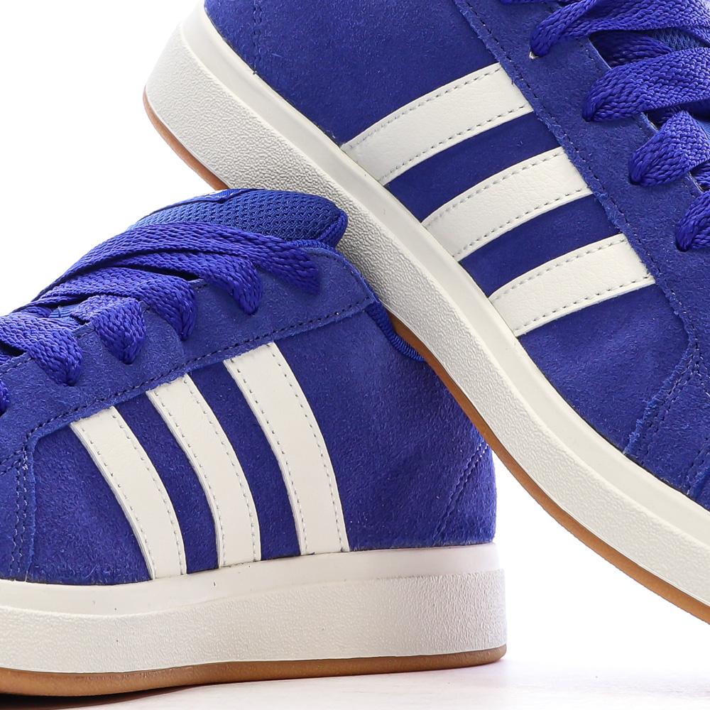 Baskets Bleu Femme Adidas Grand Court vue 7