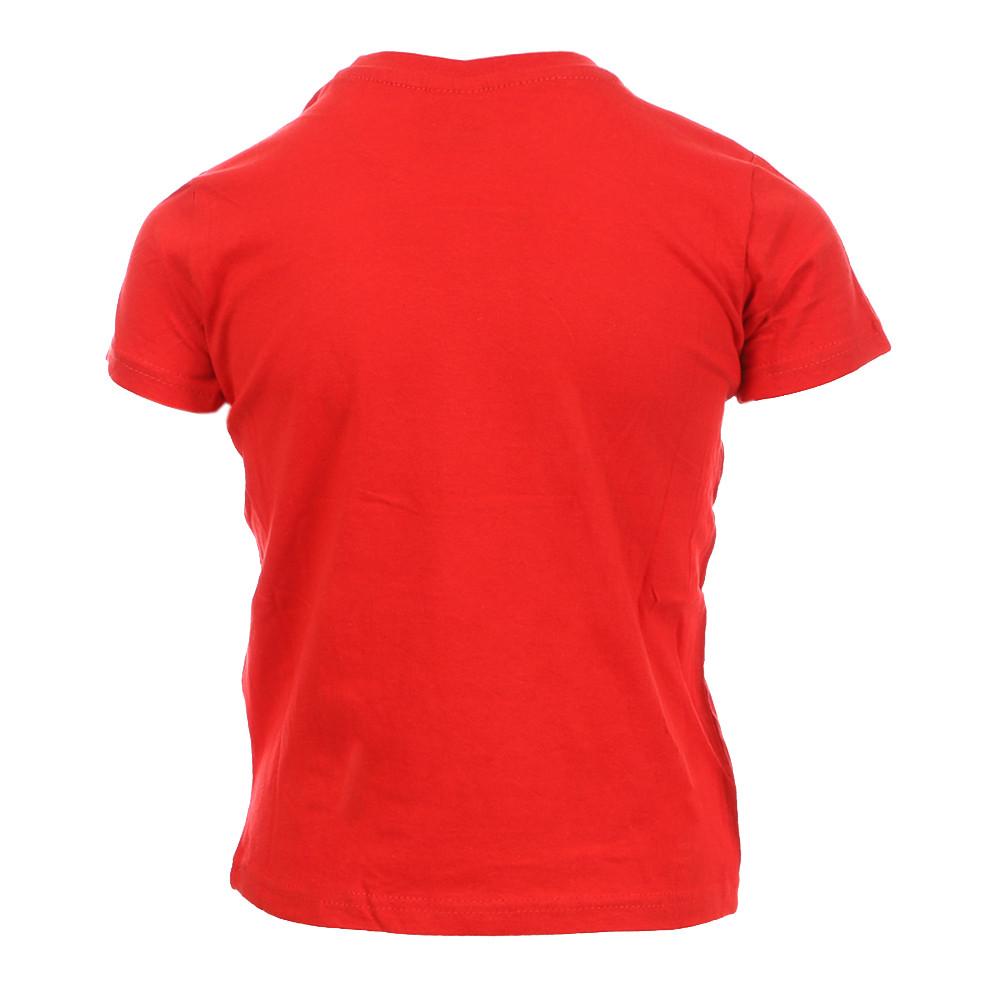 T-shirt Rouge Garçon Redskins MC vue 2