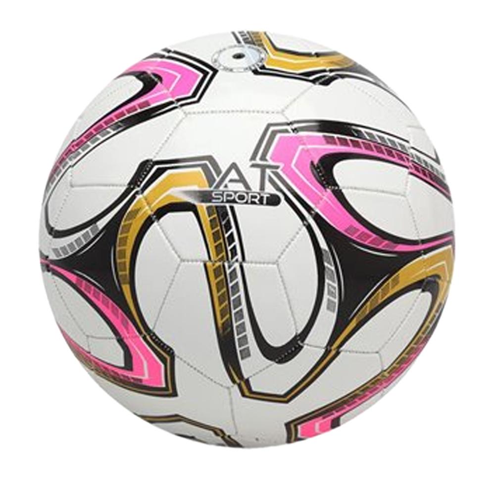 Ballon de Foot Blanc/Rose 77745 pas cher