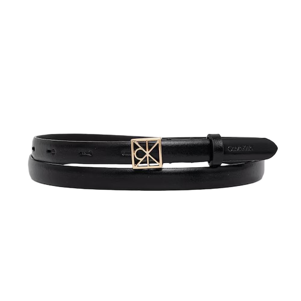 Ceinture Noir Femme Calvin Klein Jeans Buckle 15mm pas cher