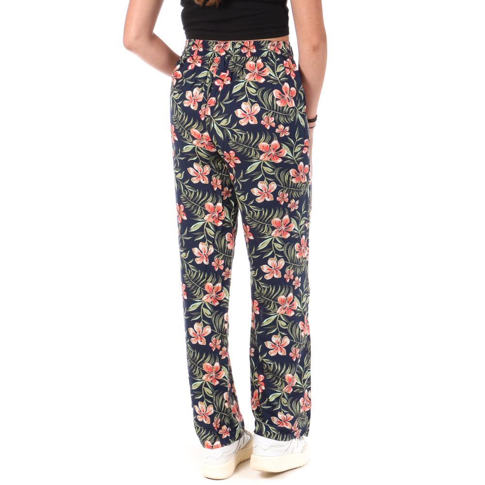 Pantalon Marine à Fleurs Femme Only Nova Life Palazzo vue 2