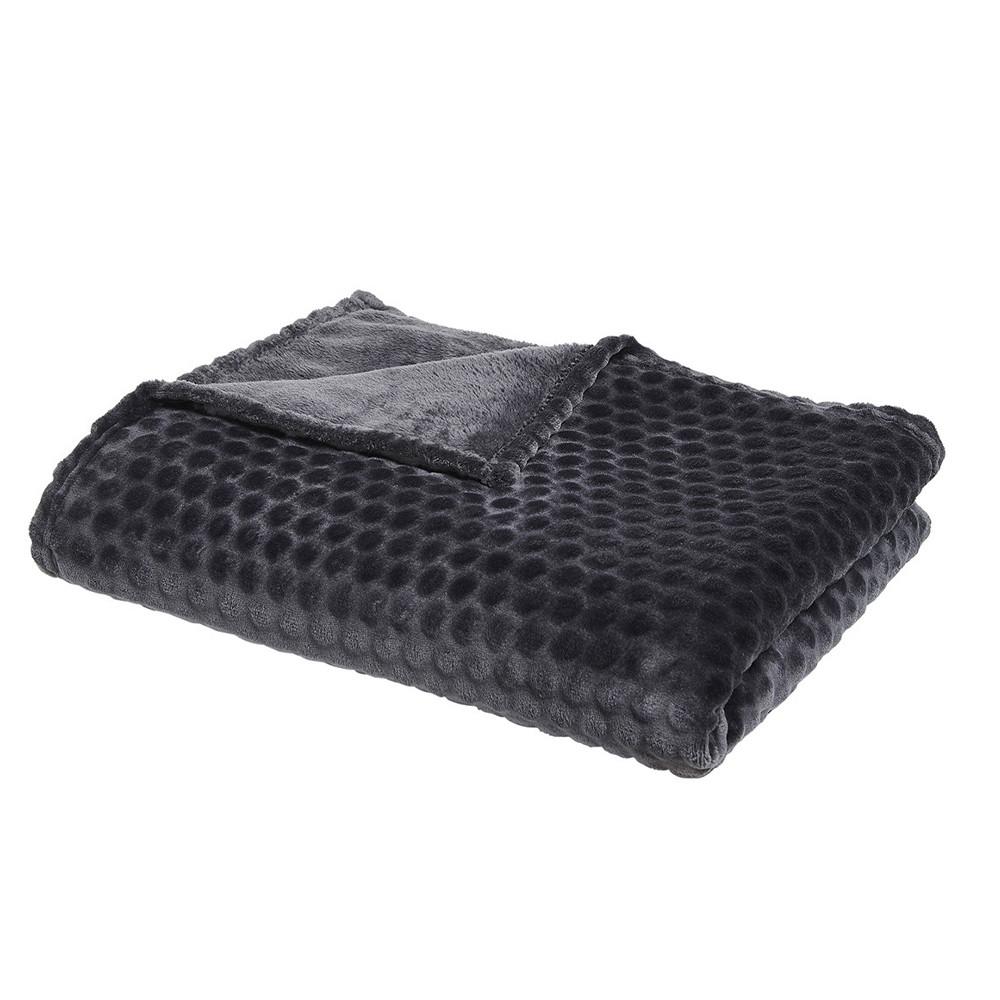 Plaid Gris Foncé 150x200cm Today pas cher
