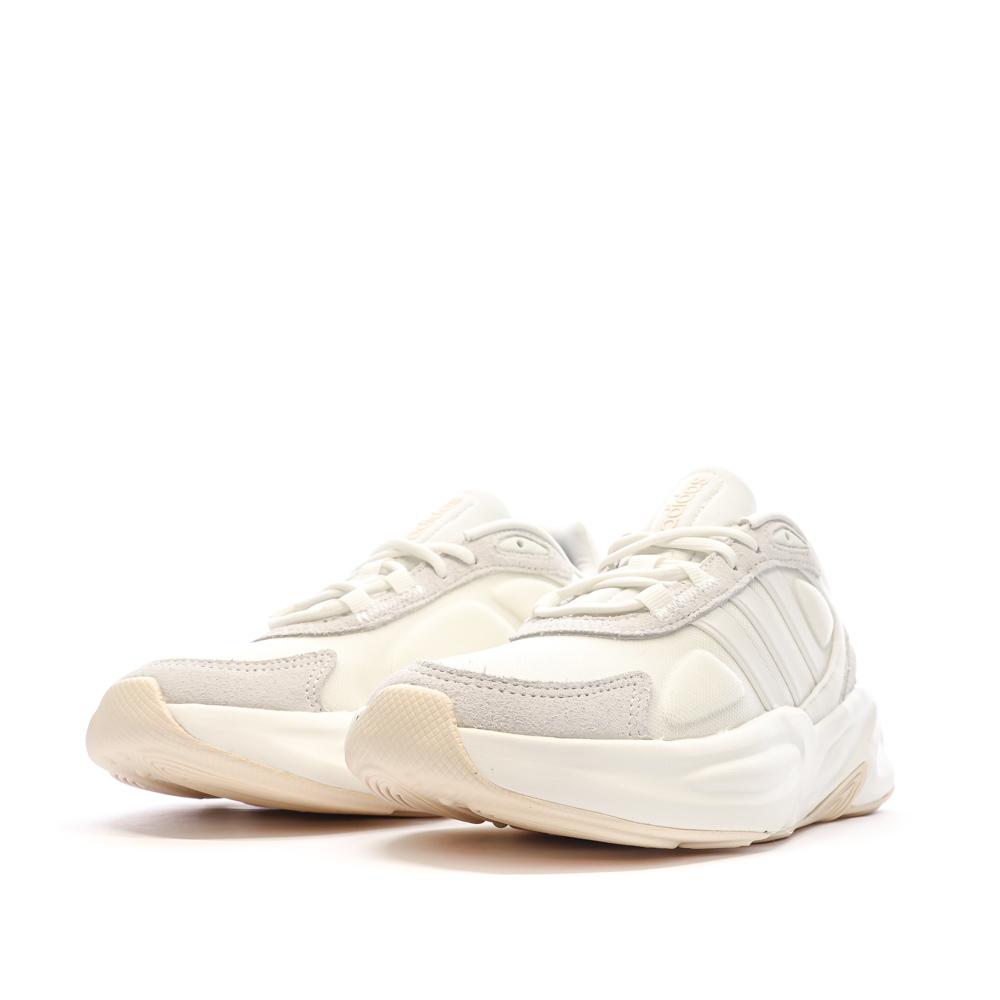 Baskets Blanches Femme Adidas Ozelle vue 6