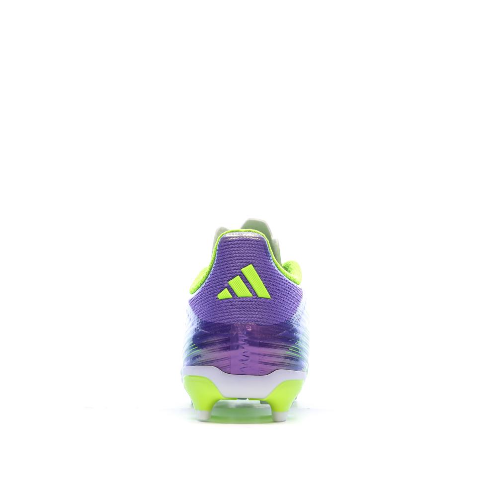 Zapatillas de deporte moradas/verdes para niño Adidas F50 League ver 3