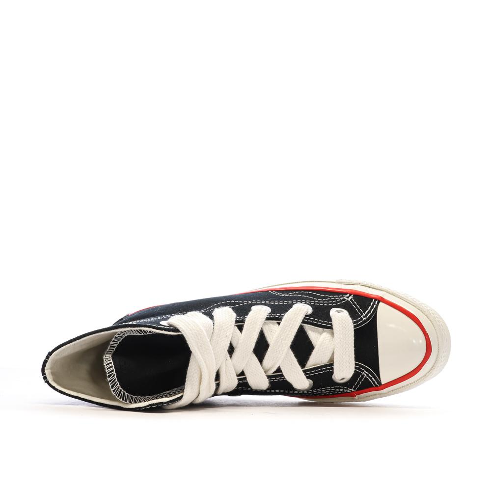 Baskets Noires Mixte Converse Chuck 70 Sketch vue 4