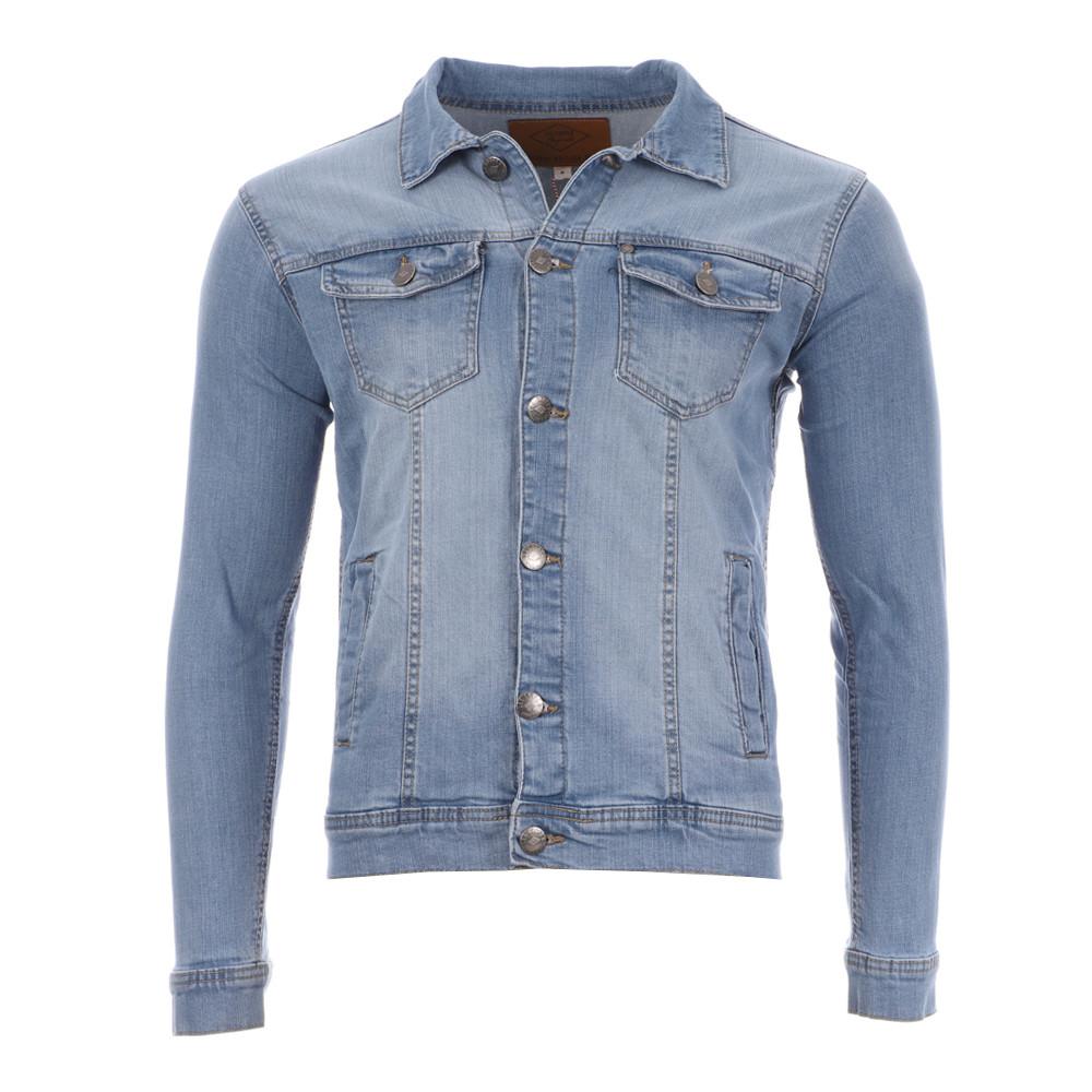 Veste en jean Bleu Clair Homme Lee Cooper Ozari pas cher