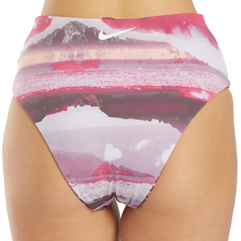 Bas de maillot de bain Bordeaux Femme Nike Reversible vue 4