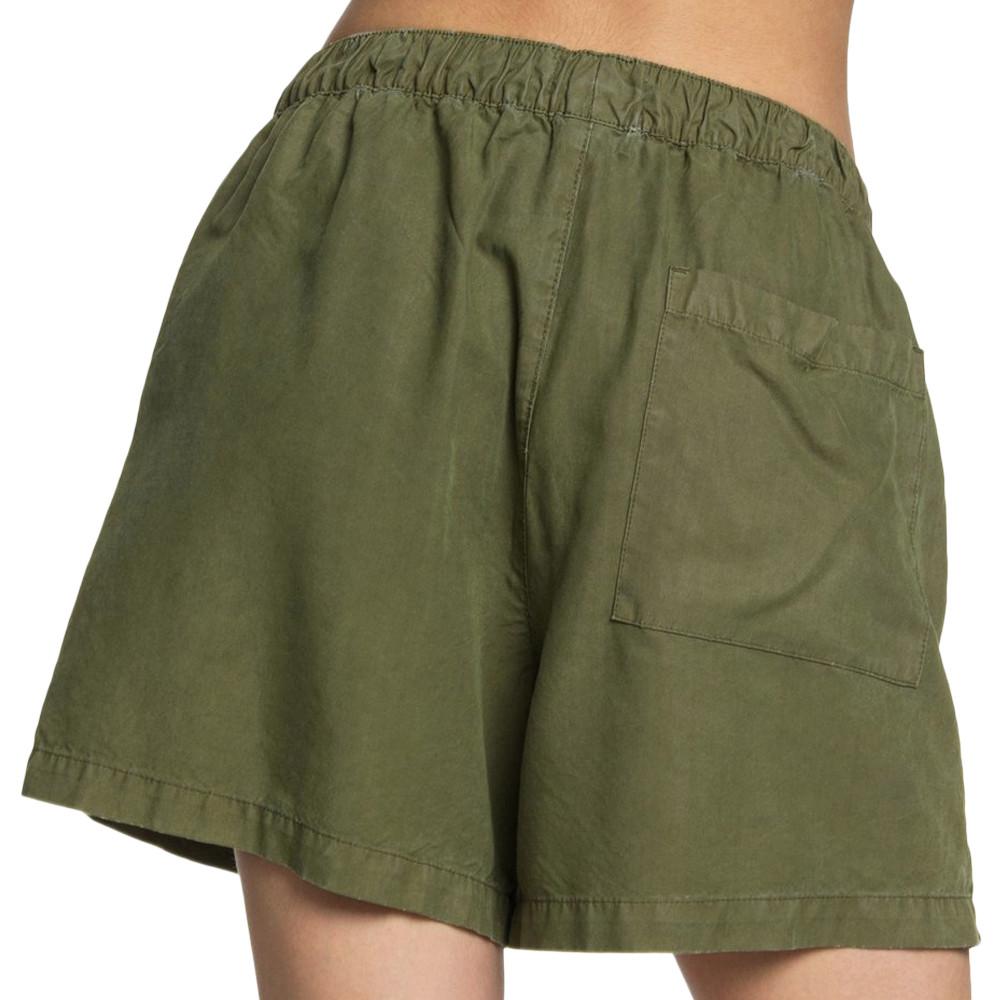 Short Kaki Femme Quiksilver Elasticluxst vue 2