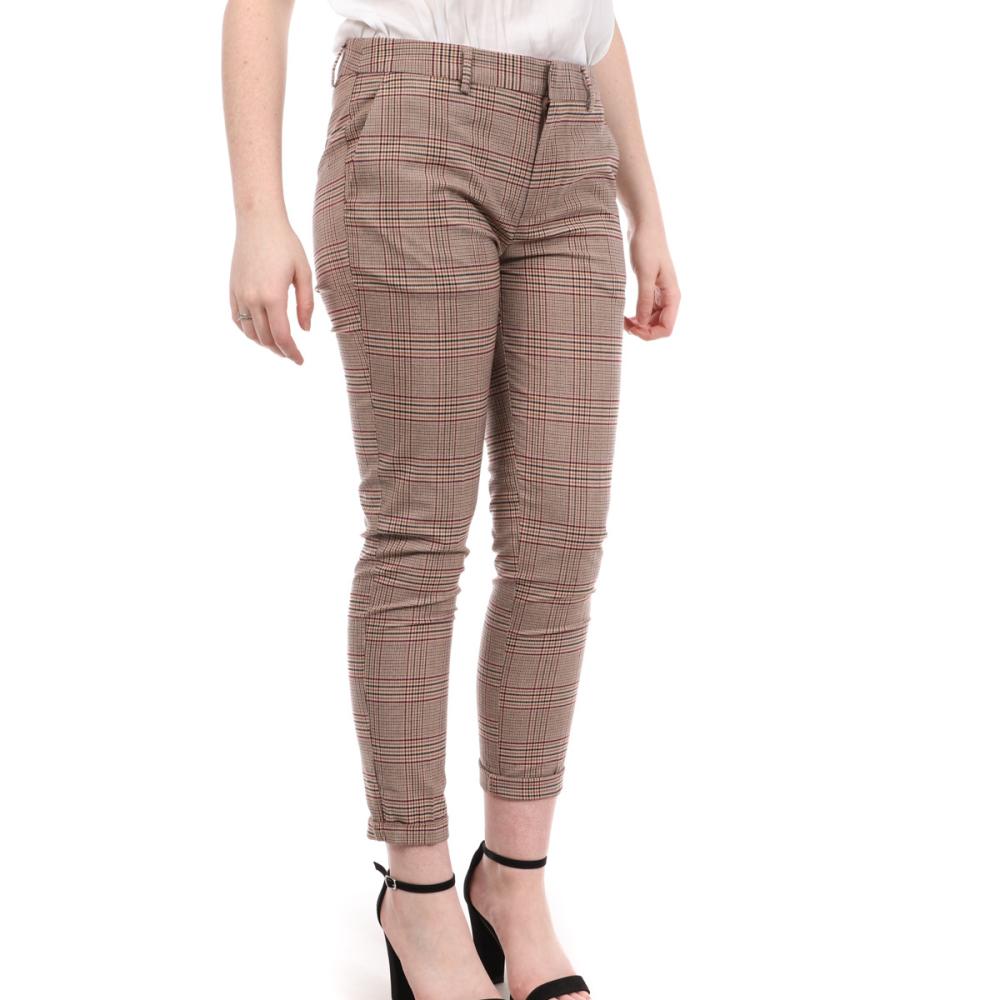 Pantalon Marron Femme Teddy Smith City Jacquard pas cher