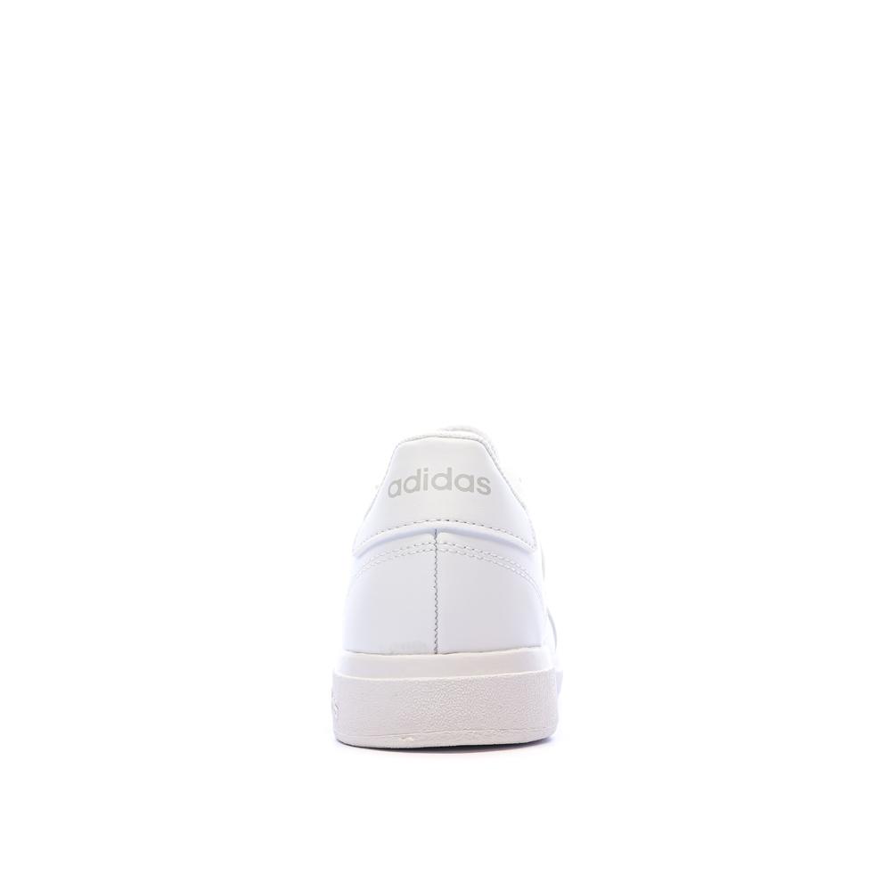 Baskets Blanches Mixte Adidas Grand Court 2.0 K vue 3
