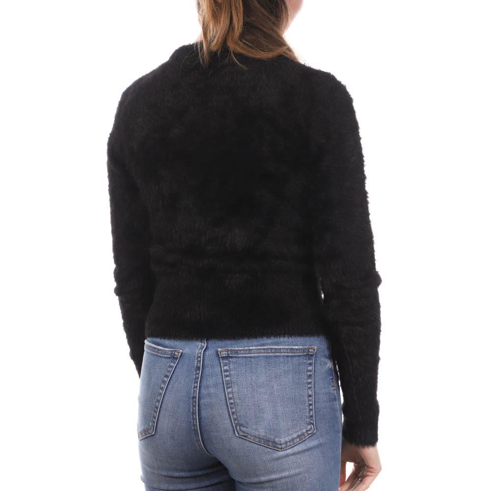 Pull Noir Fille Teddy Smith Evy vue 2