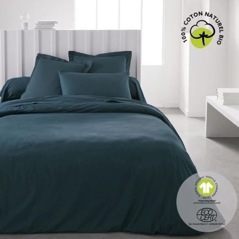 Housse de Couette Bleu Canard Today 240x220 vue 2