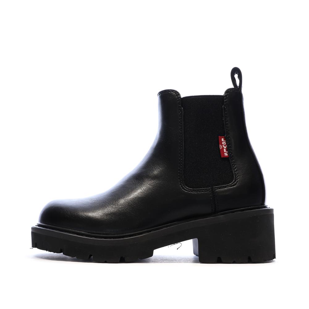 Bottines Noir Fille Levi's Ashley pas cher