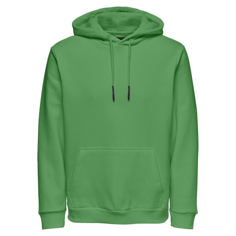 Sweat à Capuche Vert Pomme Homme Only & Sons Ceres pas cher