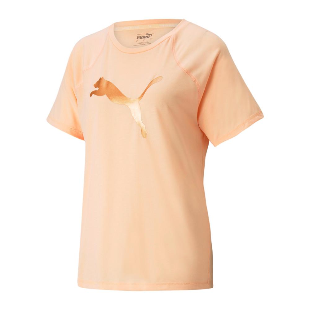 T-shirt Orange Femme Puma Evostripe pas cher