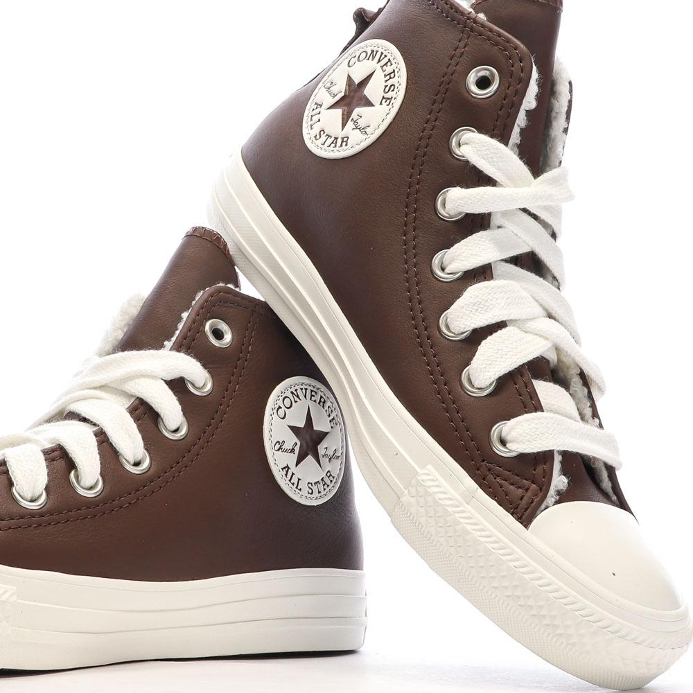 Baskets Marrons Femme Converse Chuck Taylor All Star A07946C vue 7