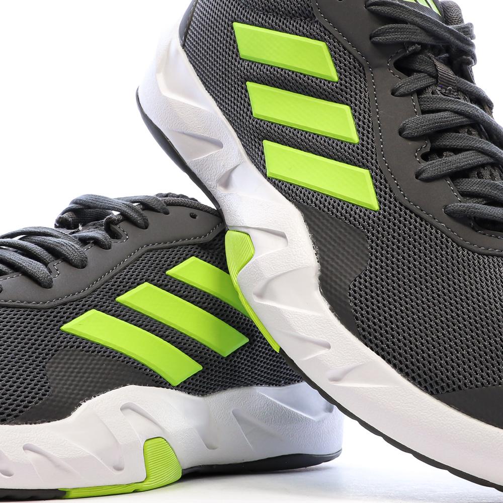 Chaussures de Running Grises/Vertes Homme Adidas Amplimove vue 7
