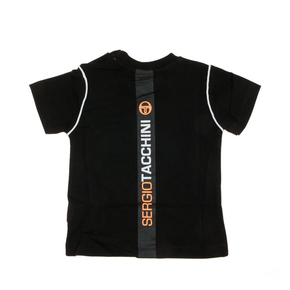 T-shirt noir bébé garçon Sergio Tacchini vue 2