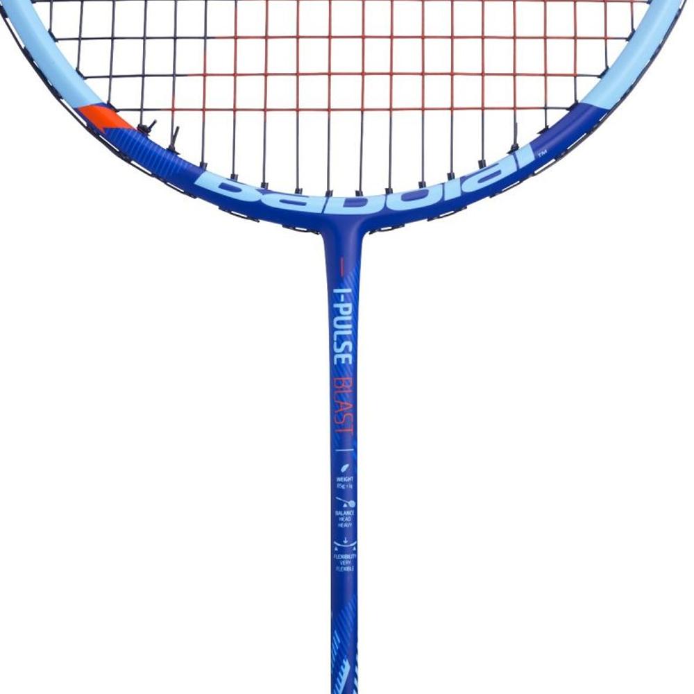 Raquette de badminton Bleu Babolat I-pulse Blast Strung vue 2