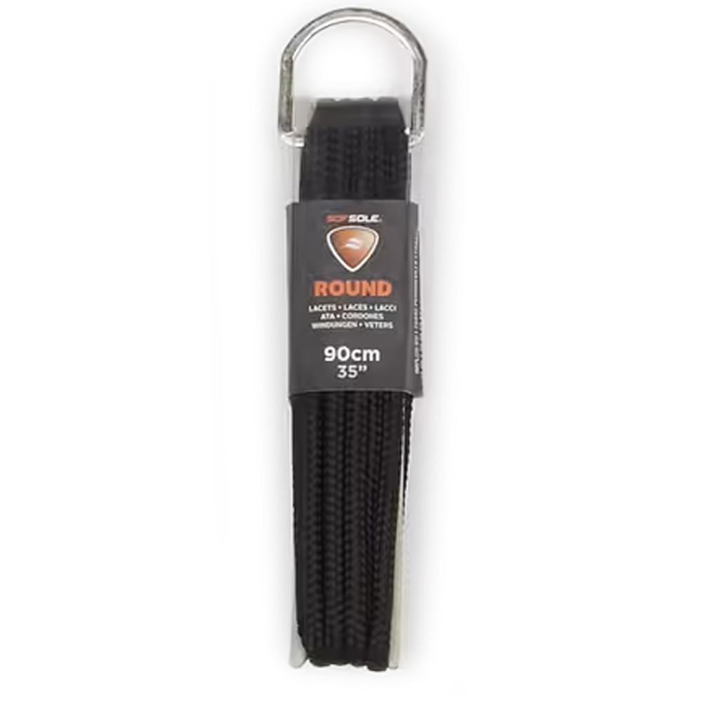 Lacets Noir Homme Sofsole Dring Round Black 90 Cm pas cher
