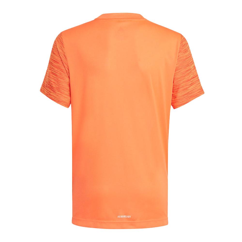 T-shirt Orange Junior Adidas B.A.R vue 2