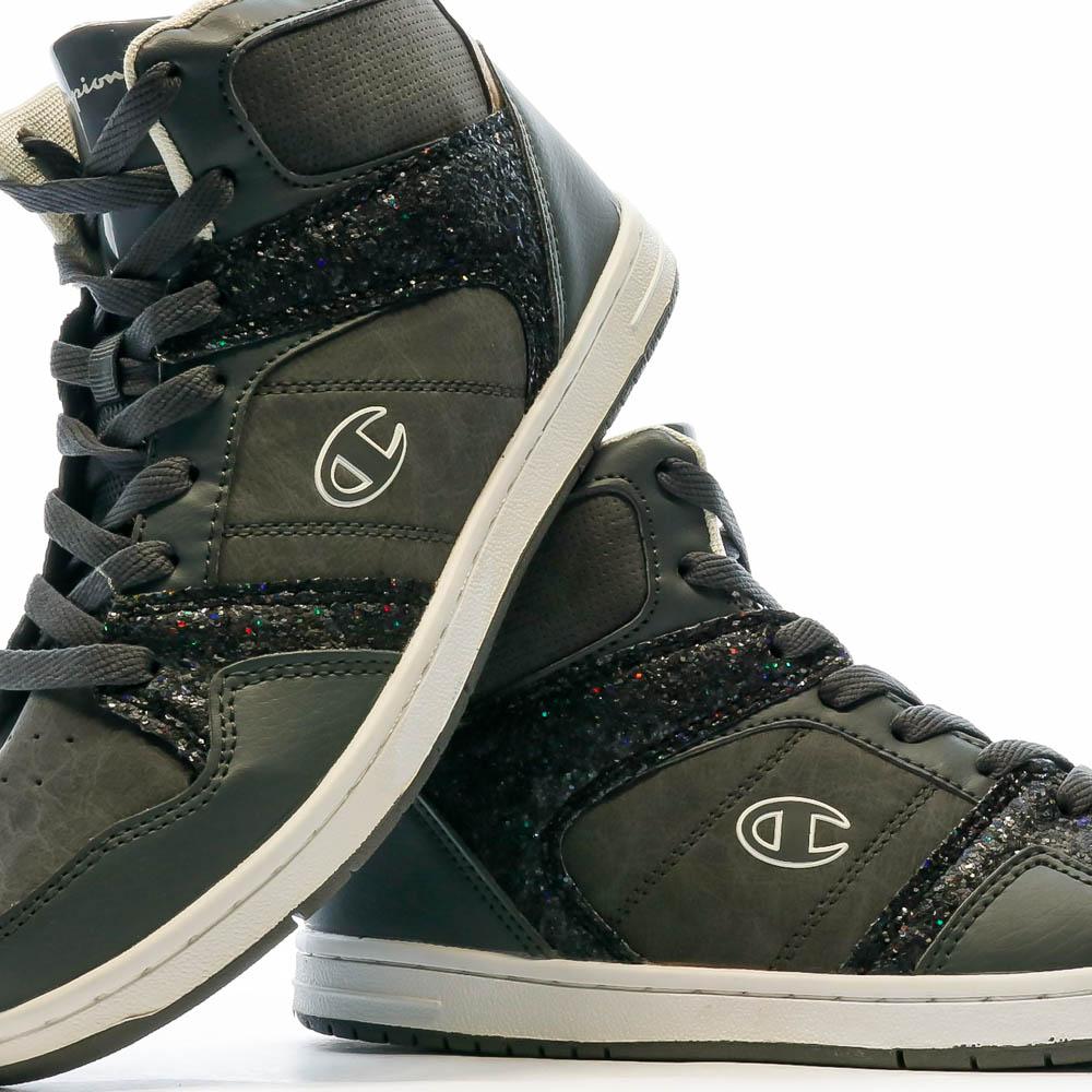 Baskets Grises Femme Champion Monika Glitter vue 7
