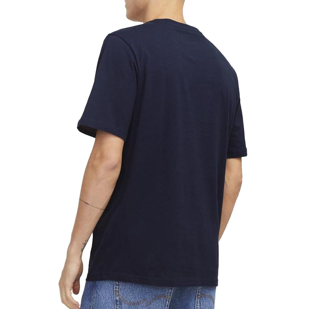 T-shirt Marine Homme Jack & Jones Colton vue 2