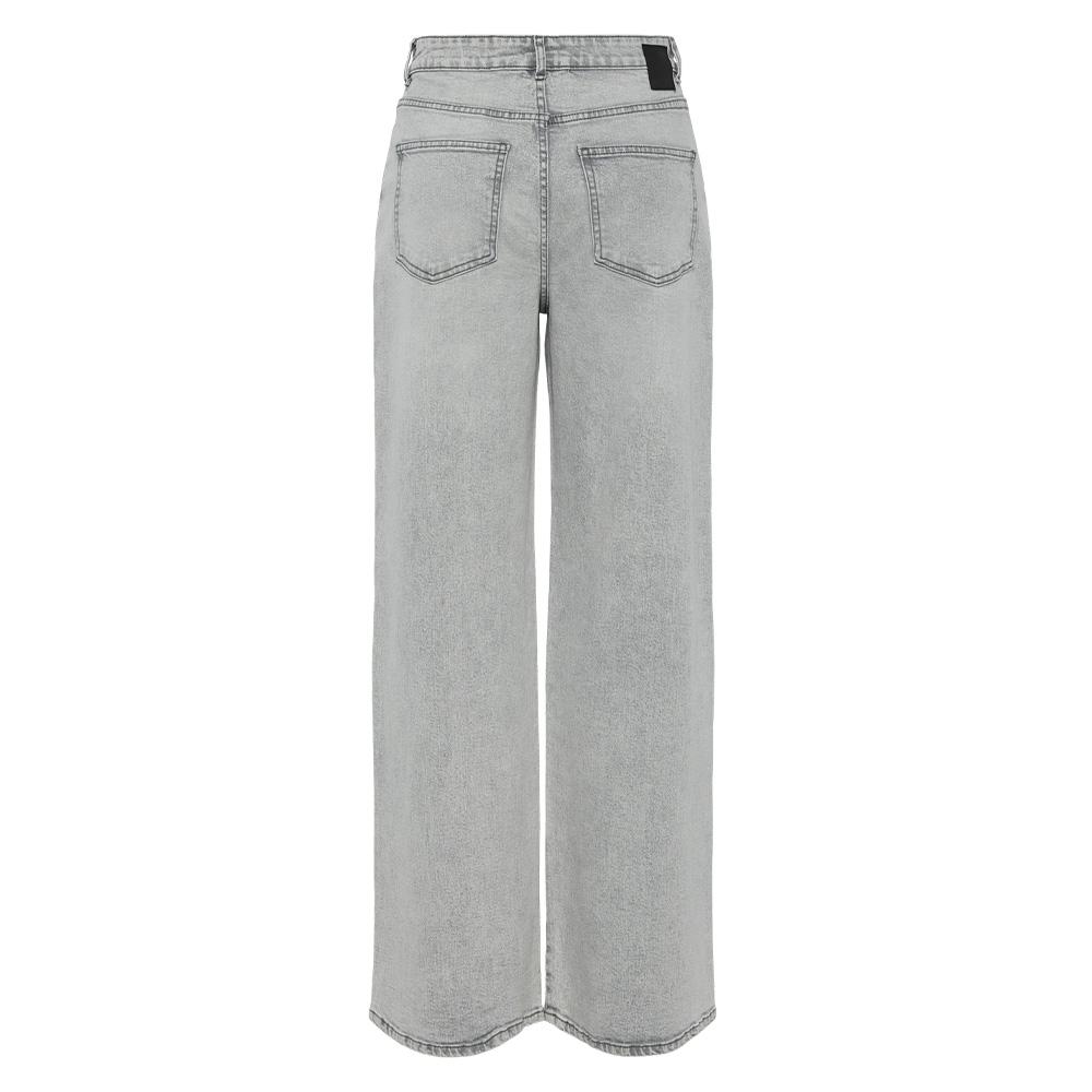 Jean Loose Gris Femme Pieces Elmae vue 2