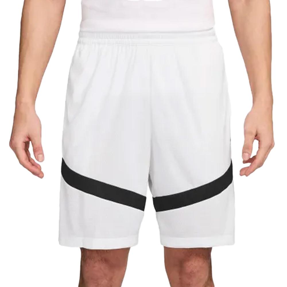 Short de Basketball Blanc Homme Nike Icon pas cher