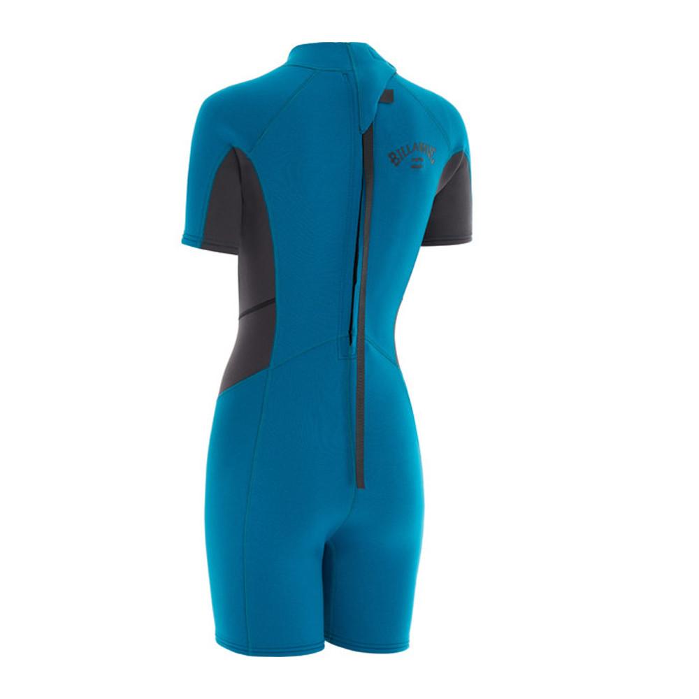 Combinaison de Surf Bleu Femme Billabong 202 Launch vue 2