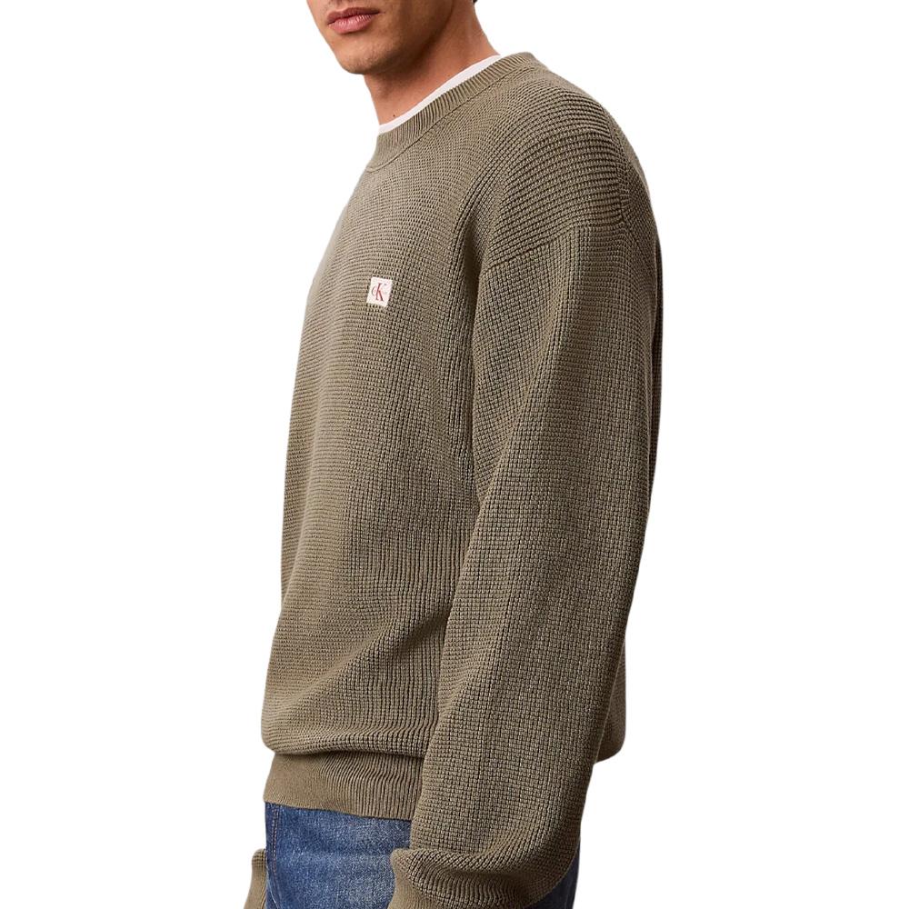Sweat Vert Homme Calvin Klein 350terry Monog YAS vue 2