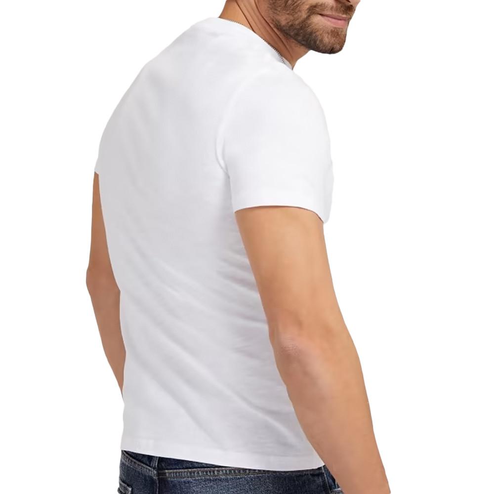 T-shirt Blanc Homme Guess M2GI19 vue 2