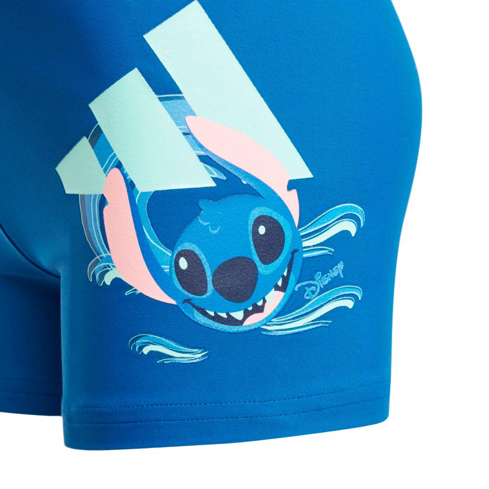 Pantalones cortos de baño azul marino para niños Adidas JF8442 ver 2