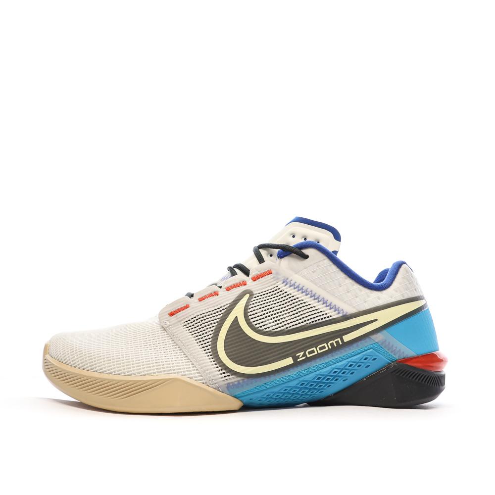 Chaussures d'Entraînement Beige/Bleu Homme Nike Zoom Metcon pas cher