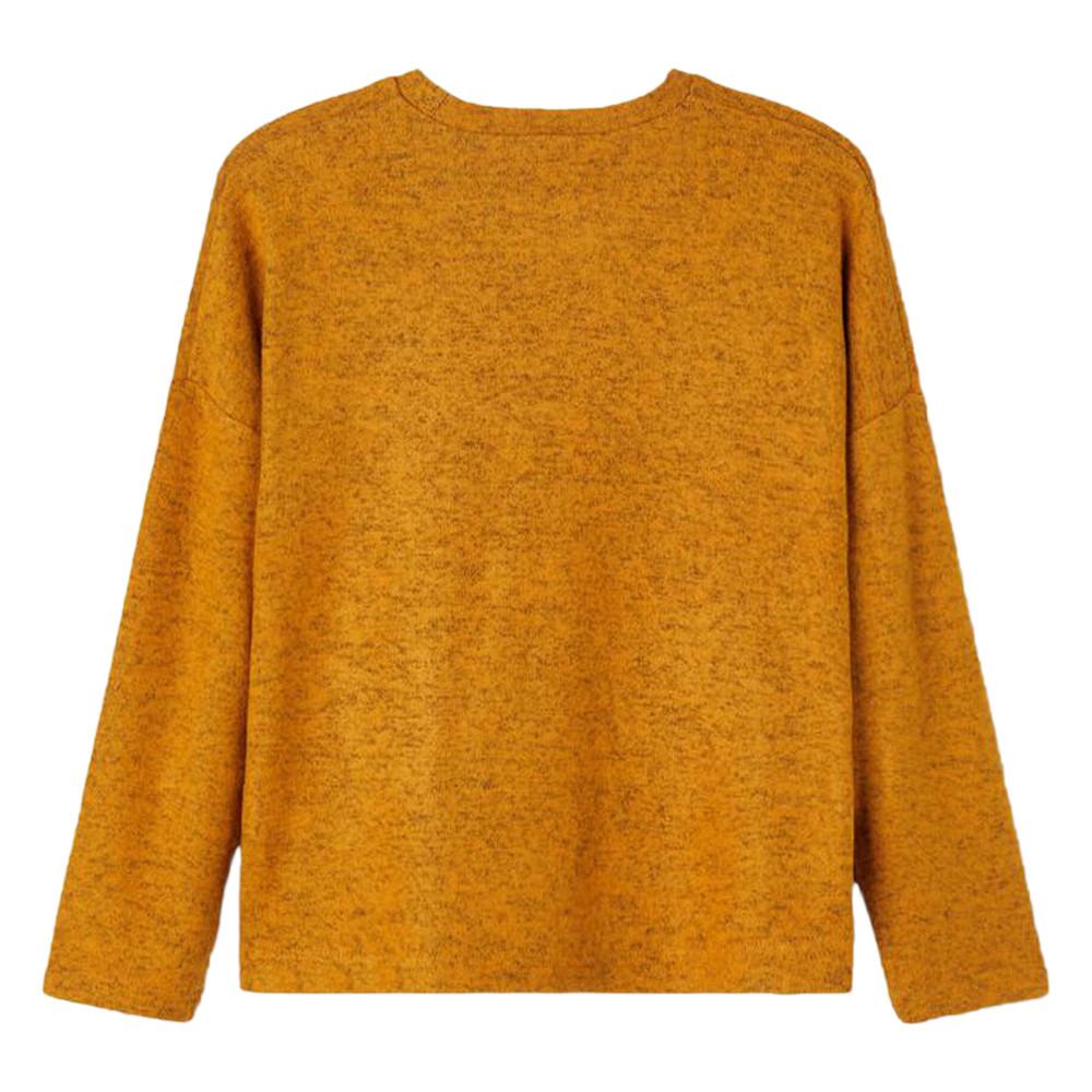 Pull Jaune/Orange Fille Name It Victi vue 2