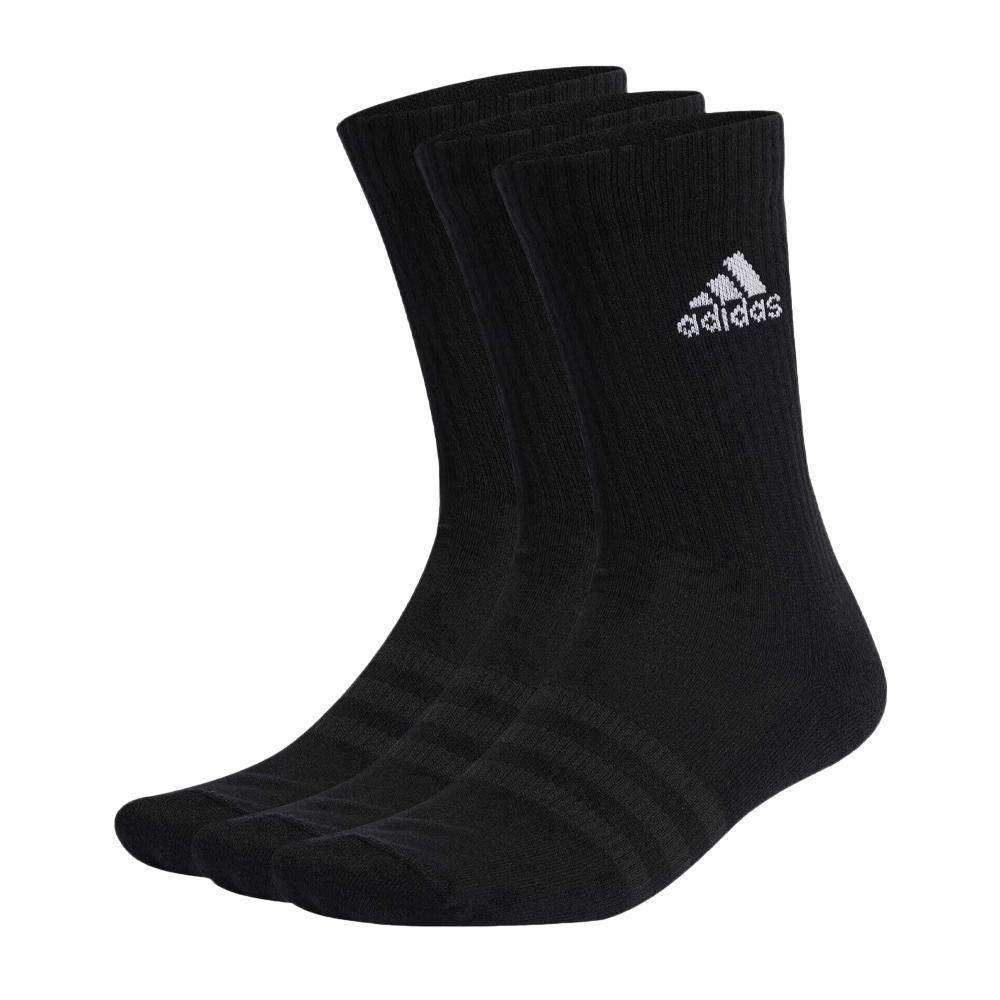 3x Paires de Chaussettes Noires Homme Adidas IC1310 pas cher