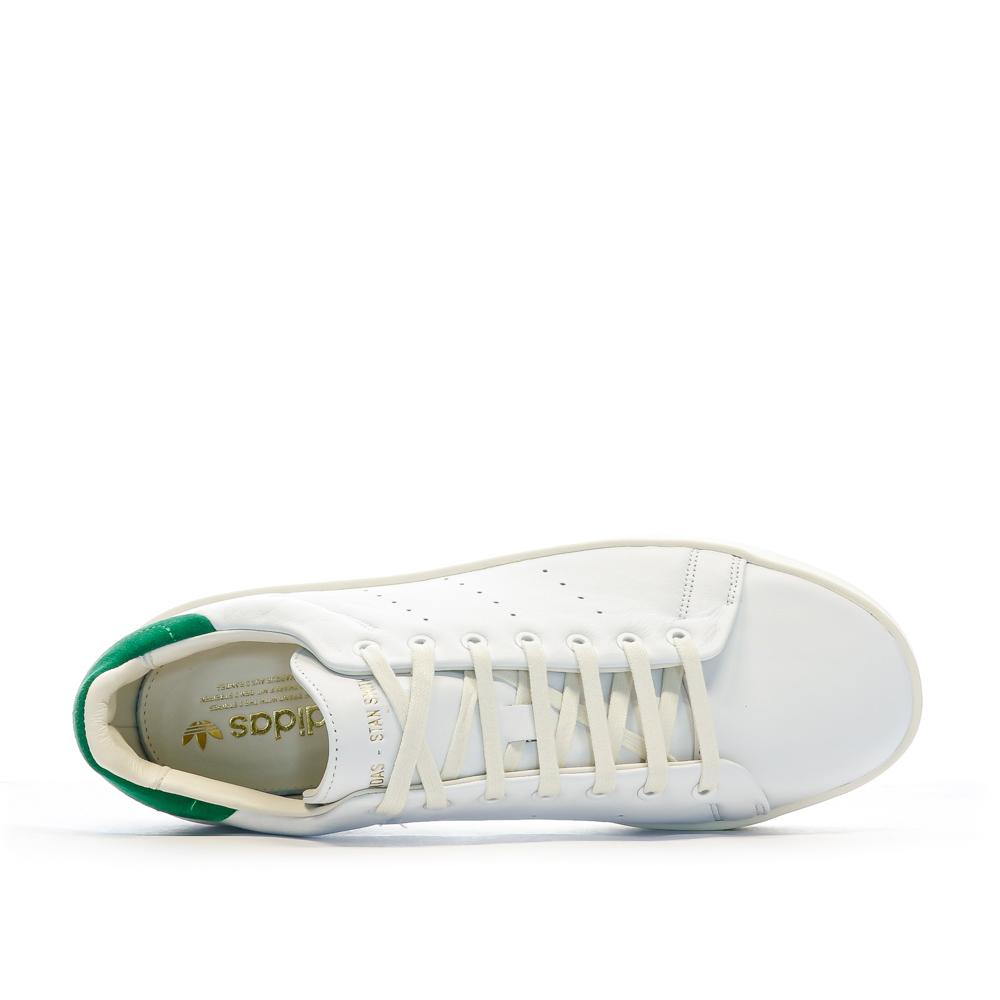 Baskets Blanches/Vert Homme Adidas Stan Smith Relasted vue 4