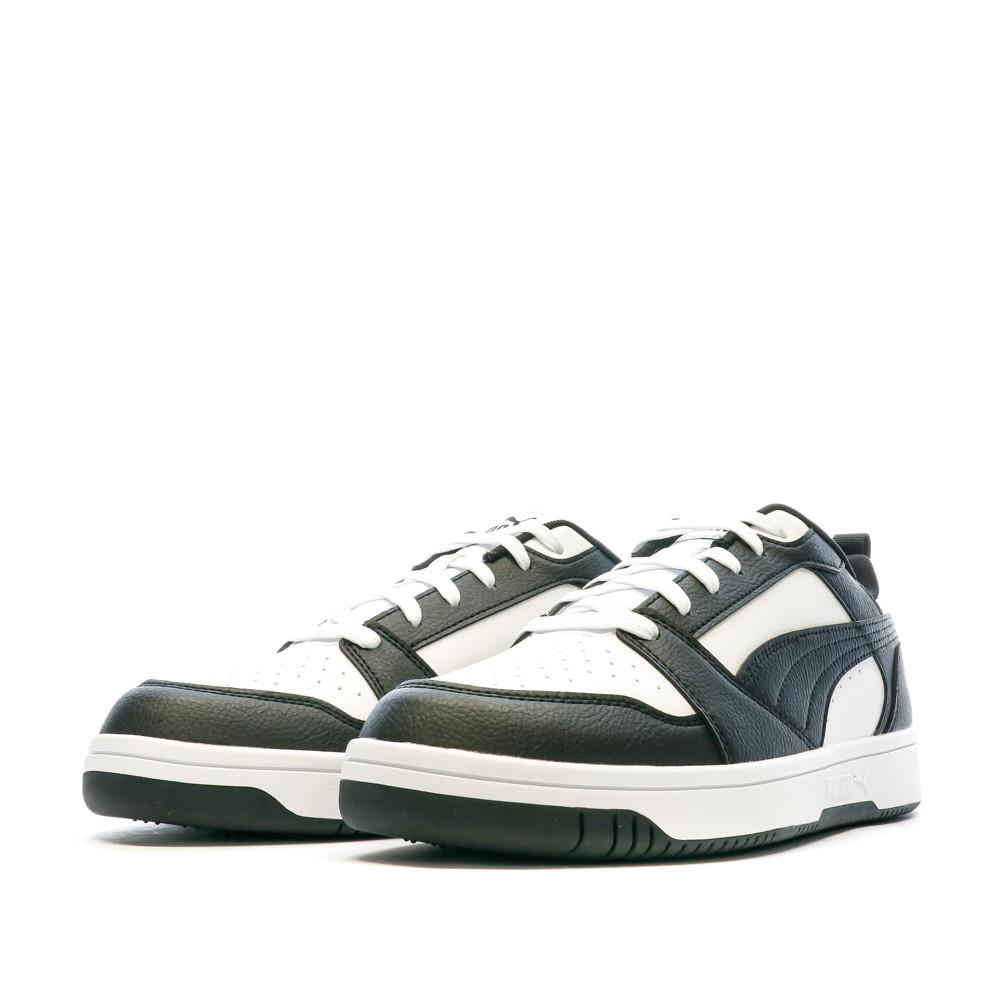 Baskets Noires/Blanches Homme Puma Rebound V6 Low vue 6