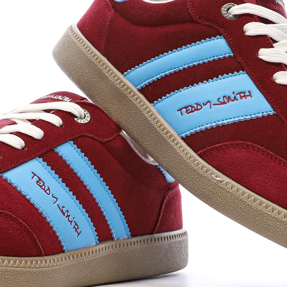 Baskets Bordeaux/Bleu Homme Teddy Smith Serraje vue 7