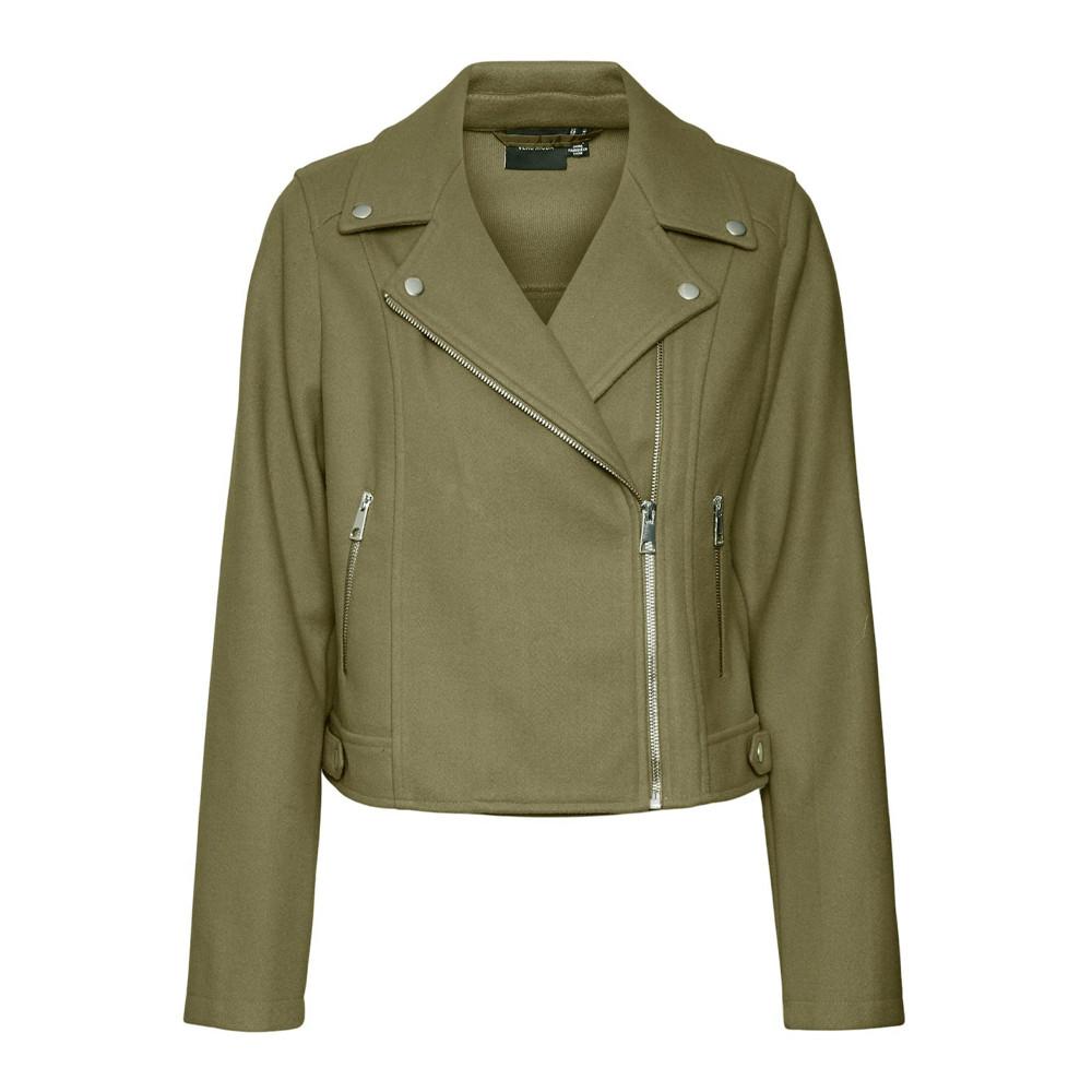 Veste Kaki Femme Vero Moda Biker pas cher