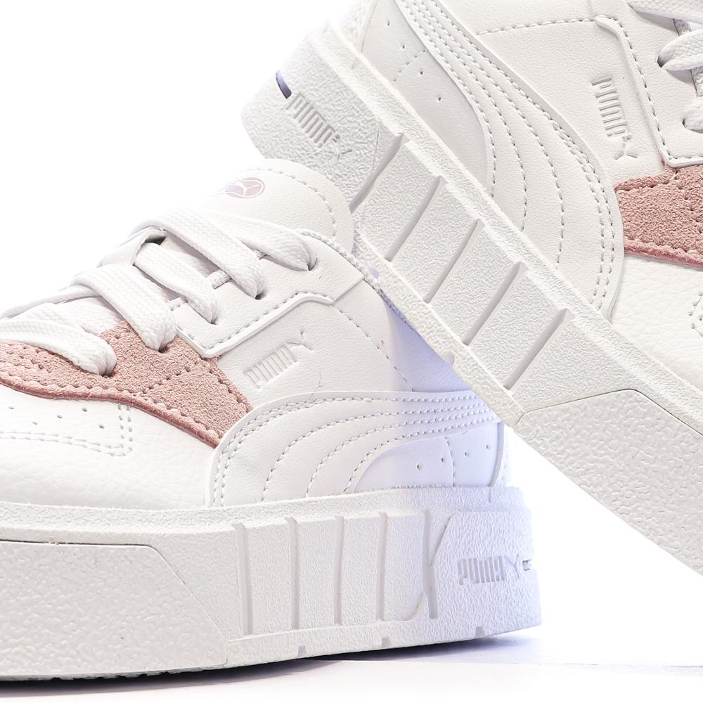 Baskets Blanc/Rose Fille Puma Puma Cali Court Match vue 7