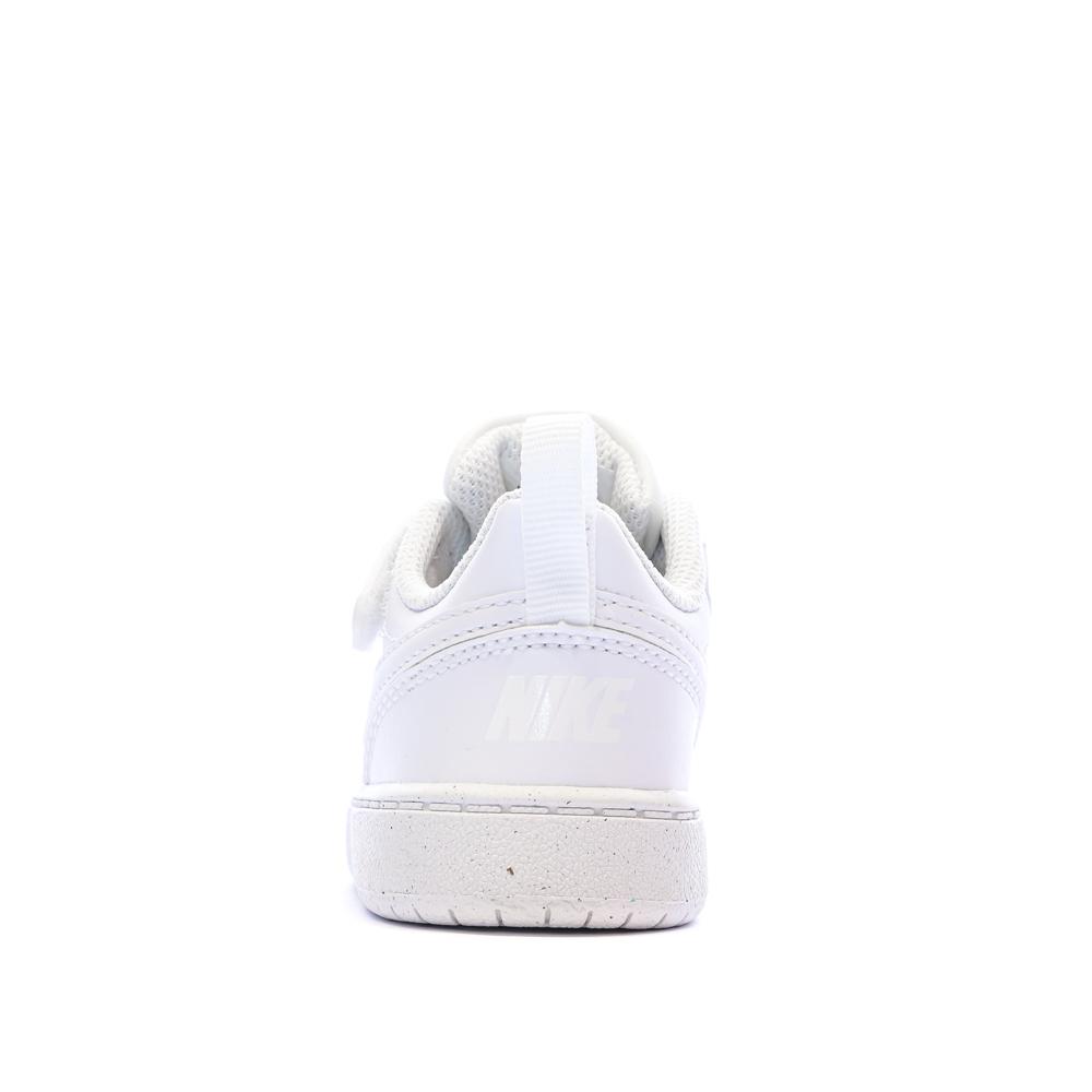 Baskets Blanc Enfant Nike Court Borough Low Recraf vue 3