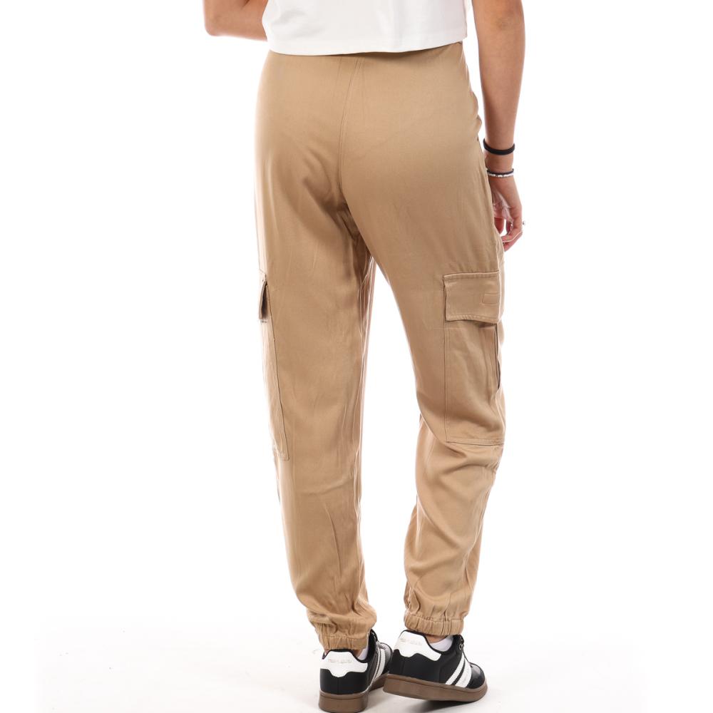 Pantalon Fluide Beige Femme Lee Cooper Okarta vue 2
