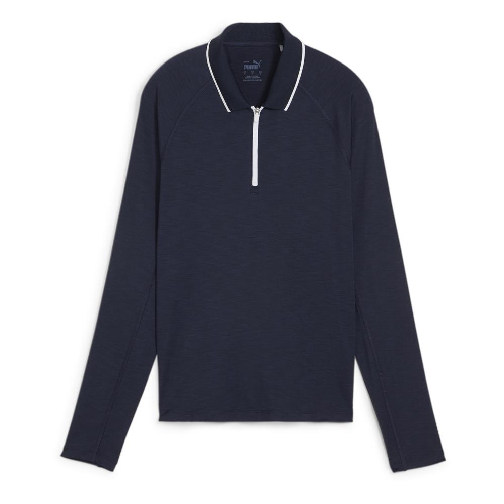 Polo Manches Longues Marine Femme Puma You pas cher