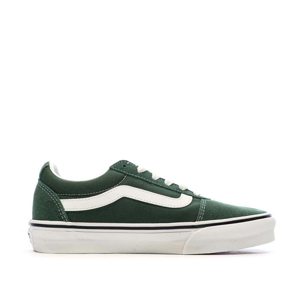 Baskets Vert Foncé Garçon Vans Old Skool vue 2