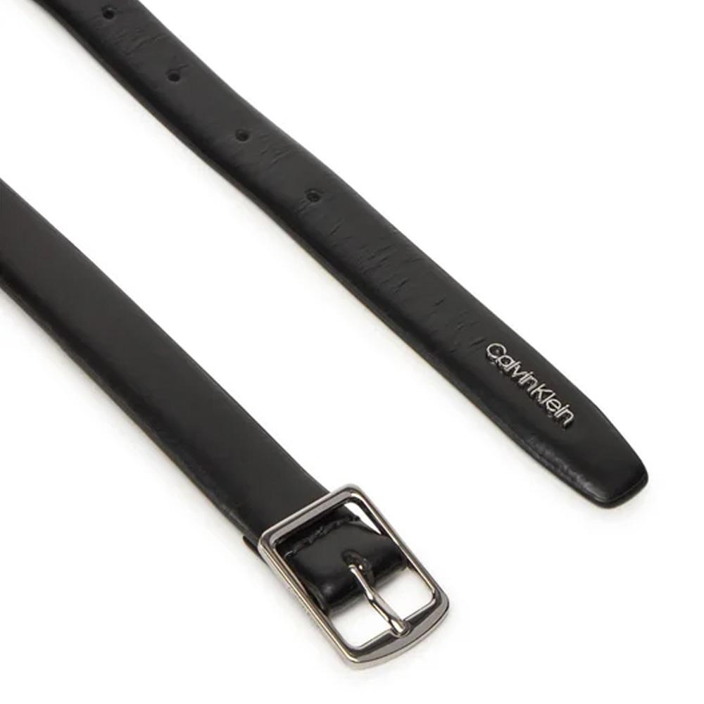 Ceinture Noir Femme Calvin Klein Jeans Slim Square Buckle vue 2