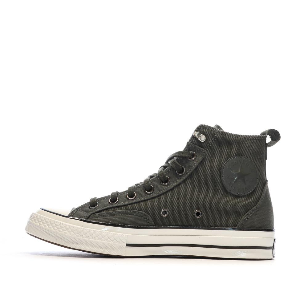 Baskets Noires Homme Converse Chuck 70 Jungle Cloth pas cher