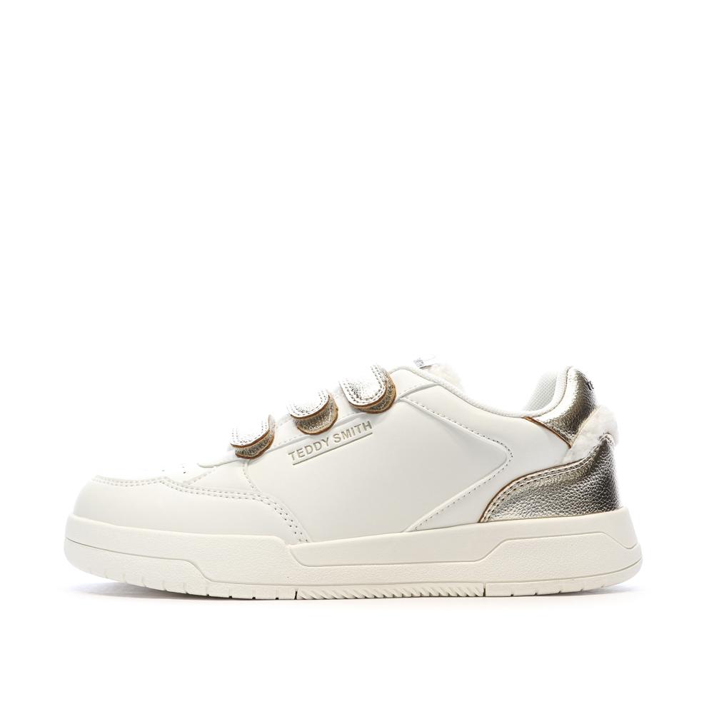 Baskets Ecru/Doré Femme Teddy Smith Sra C pas cher