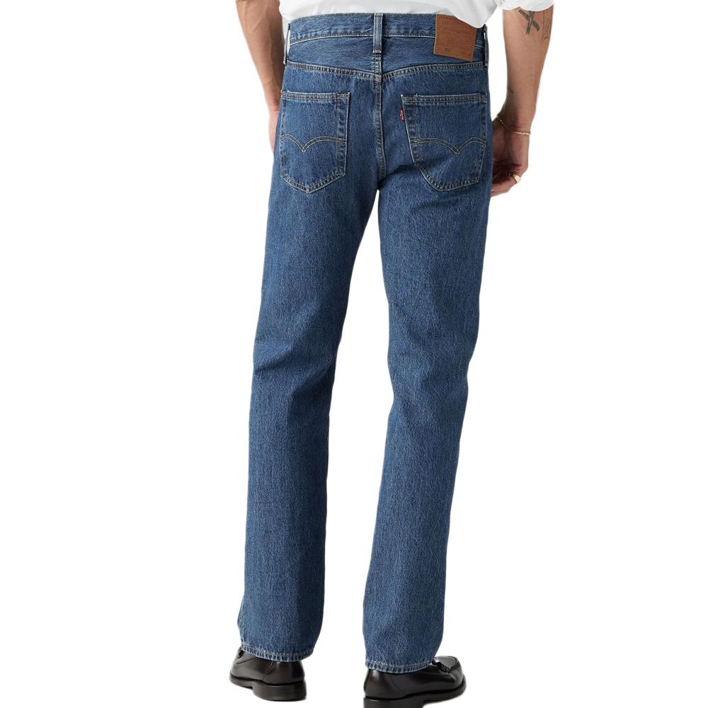 Jean 501 Bleu Homme Levi's Original Stonewash 80 vue 2