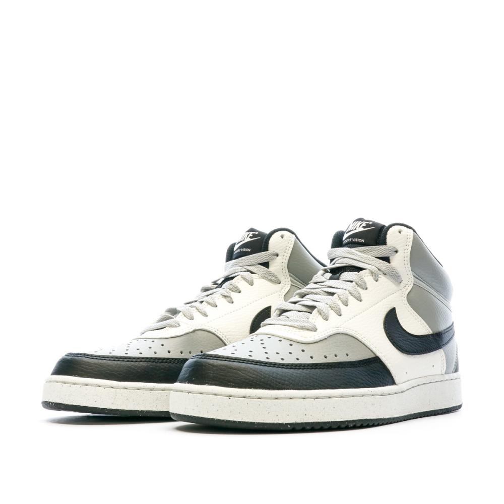Baskets Grise Homme Nike Court Vision vue 6